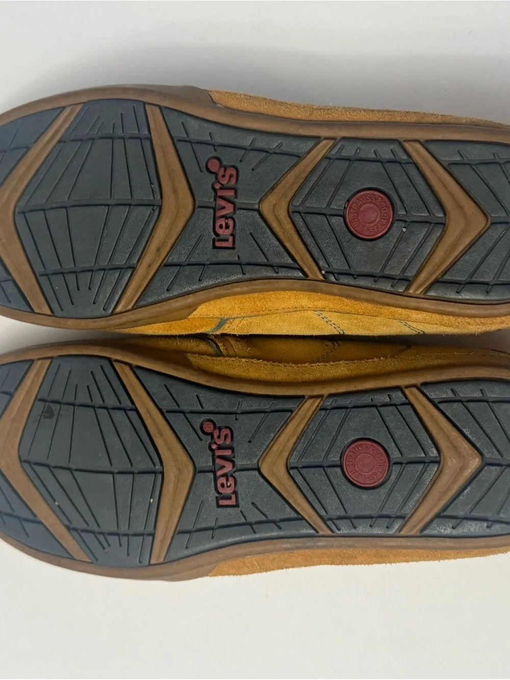 Levi’s Suede Moc Toe Casual Shoes Brown Lace Up Men’s Size 10 Leather